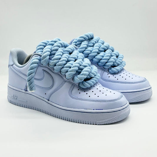 AIR FORCE ONE BIG LACES ICE BLUE