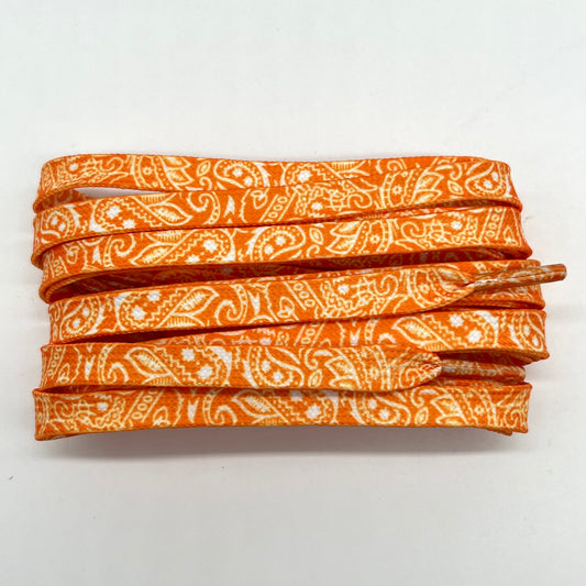 LACETS PAISLEY ORANGE