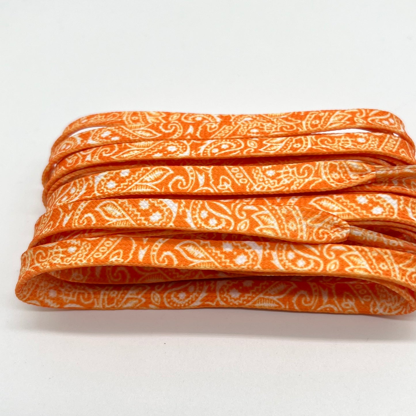 LACETS PAISLEY ORANGE