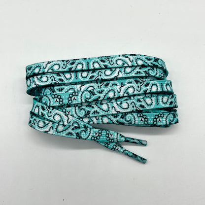 LACETS PAISLEY TURQUOISE