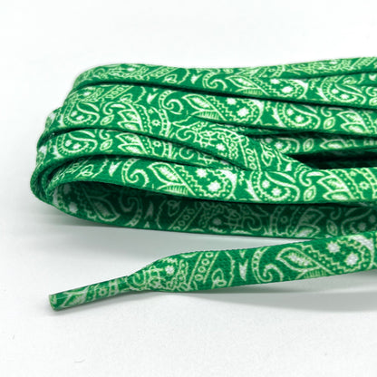 LACETS PAISLEY VERT