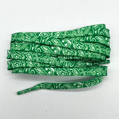 LACETS PAISLEY VERT