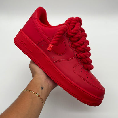 AIR FORCE ONE BIG LACES TRIPLE RED