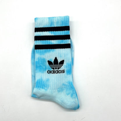 CHAUSSETTES ADIDAS TIE & DYE BLEU