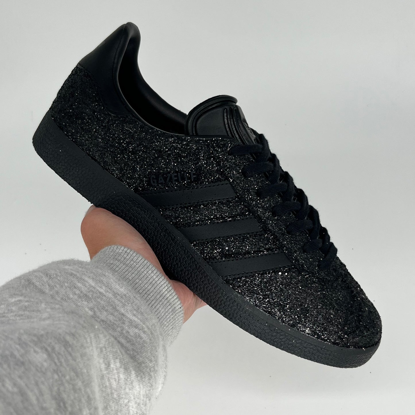 ADIDAS GAZELLE BLACK GLITTER