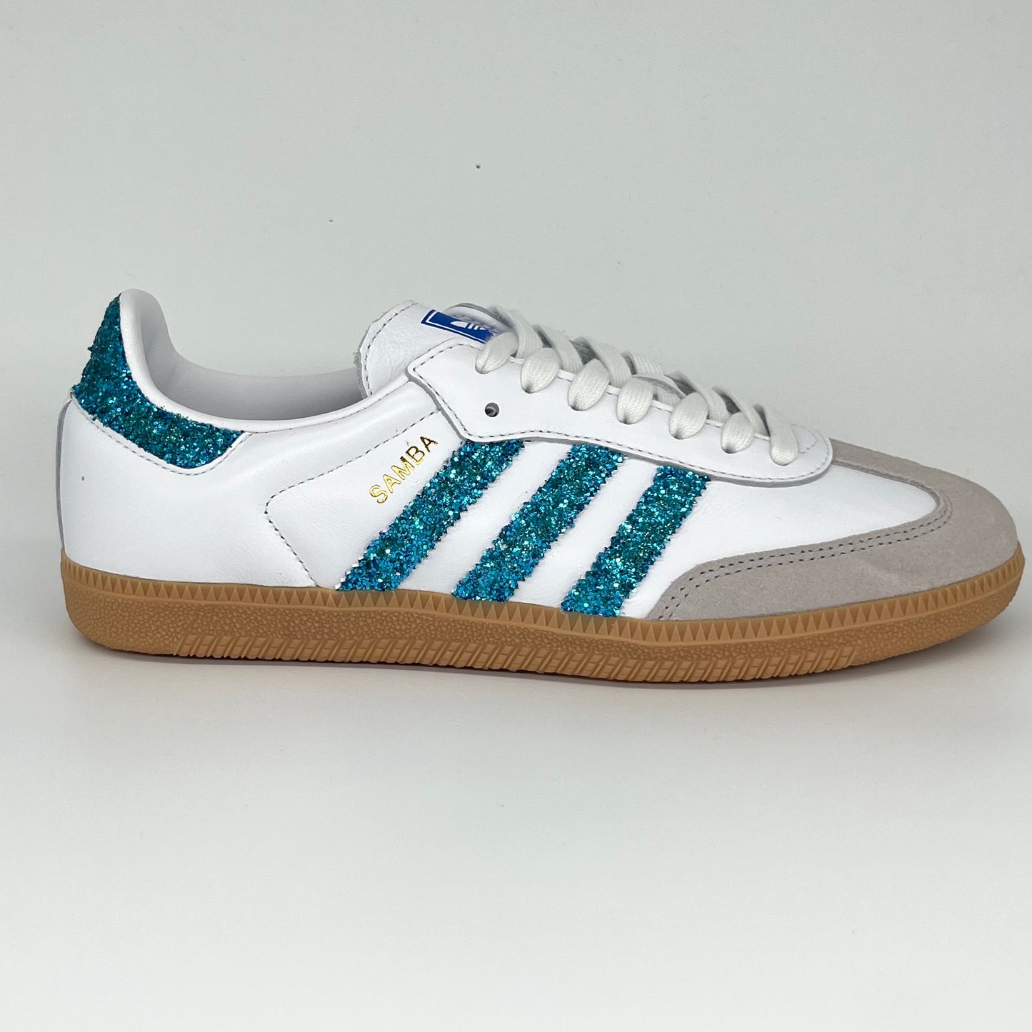 ADIDAS SAMBA GLITTER OCEAN BLUE