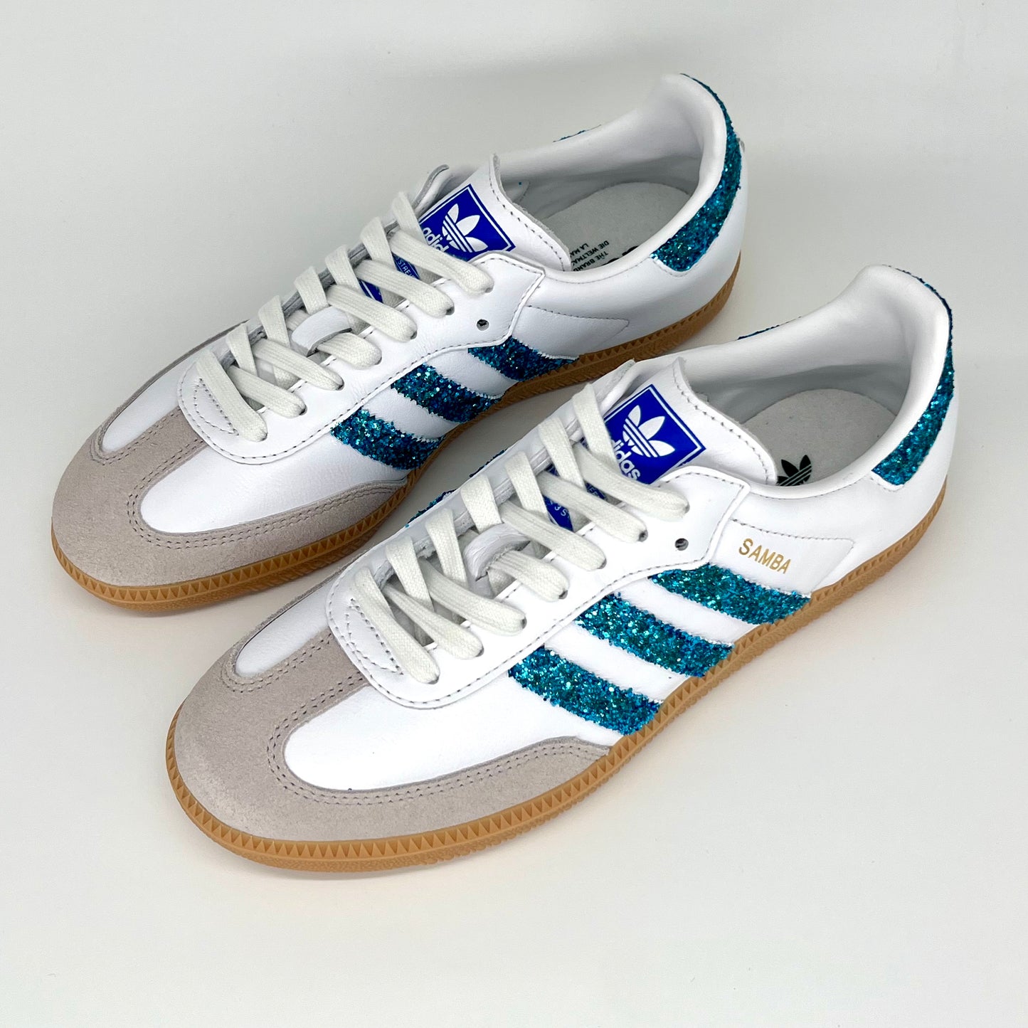 ADIDAS SAMBA GLITTER OCEAN BLUE