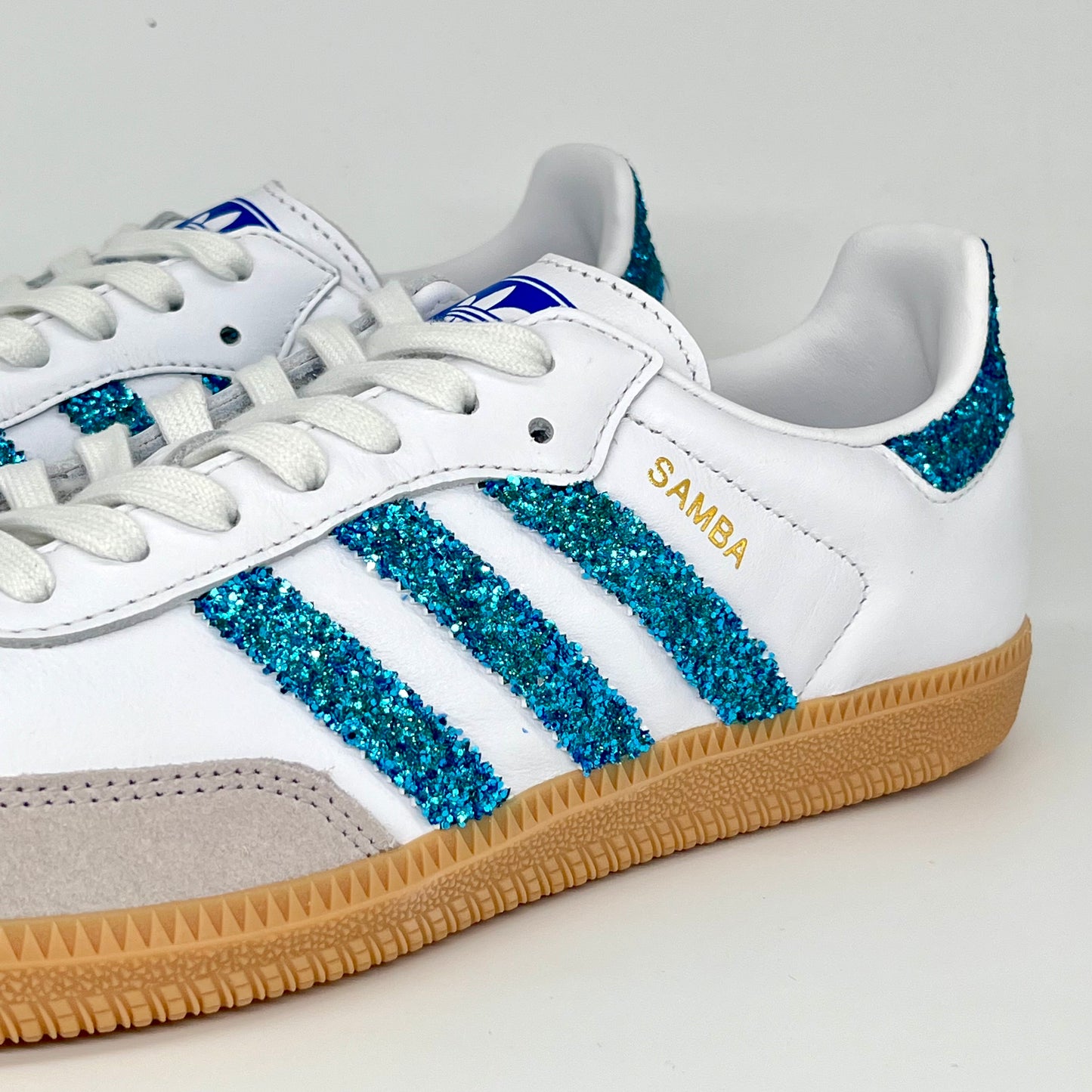 ADIDAS SAMBA GLITTER OCEAN BLUE