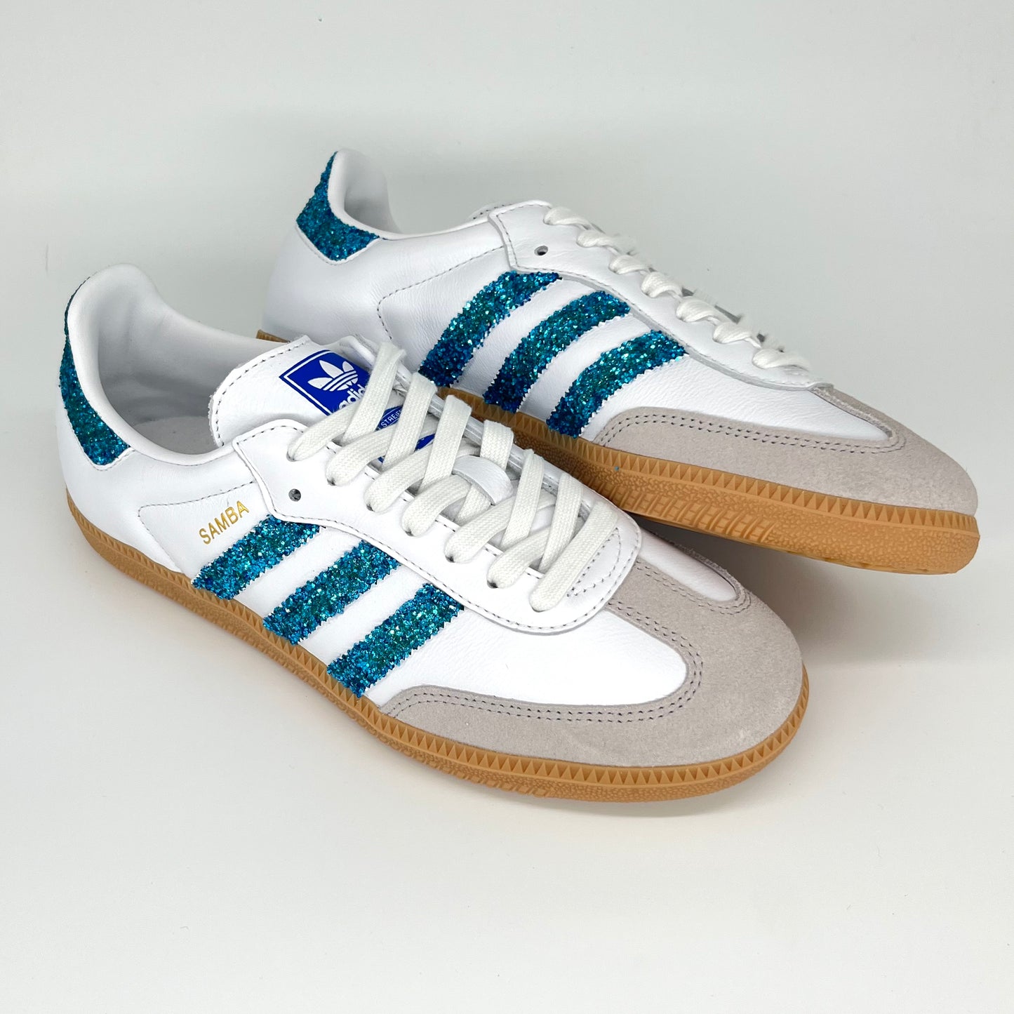 ADIDAS SAMBA GLITTER OCEAN BLUE