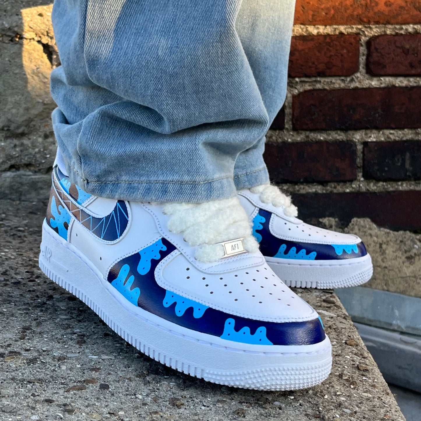 WAVES AIR FORCE ONE DARK BLUE FLUFFY