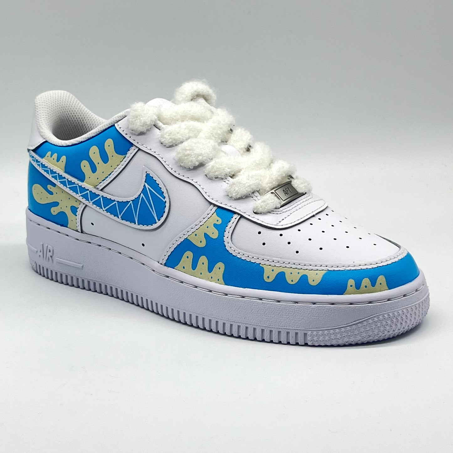 WAVES AIR FORCE ONE PALE BLUE FLUFFY