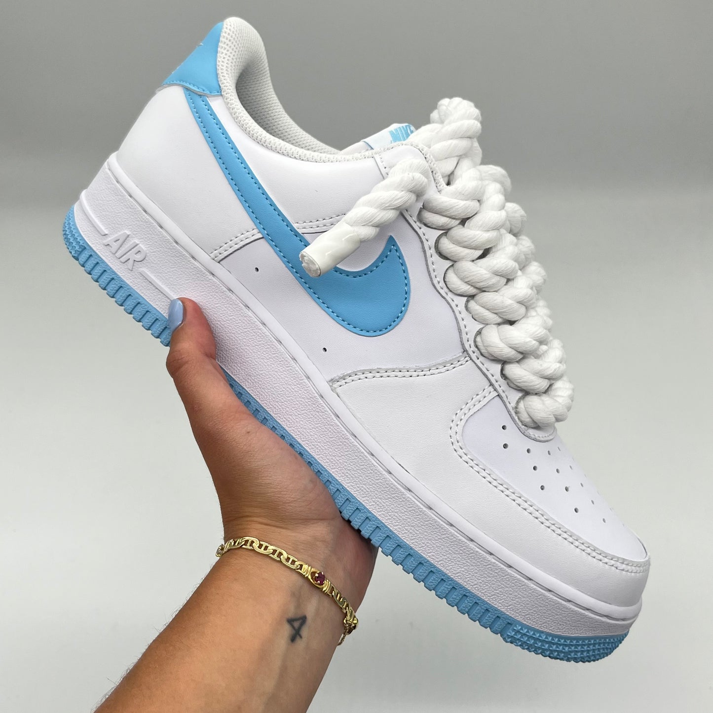 AIR FORCE ONE BIG LACES BLUE