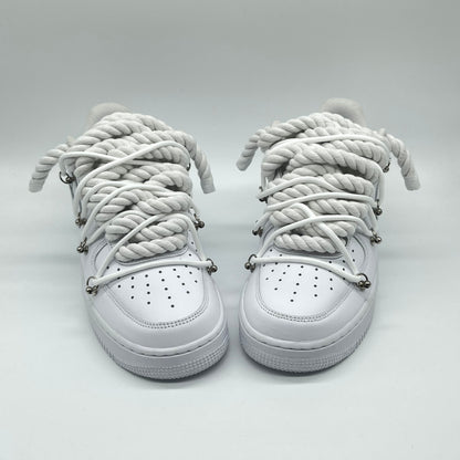 AIR FORCE ONE DOUBLE LACES BLANC