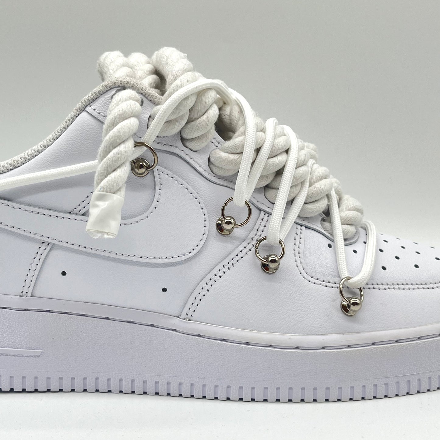 AIR FORCE ONE DOUBLE LACES BLANC